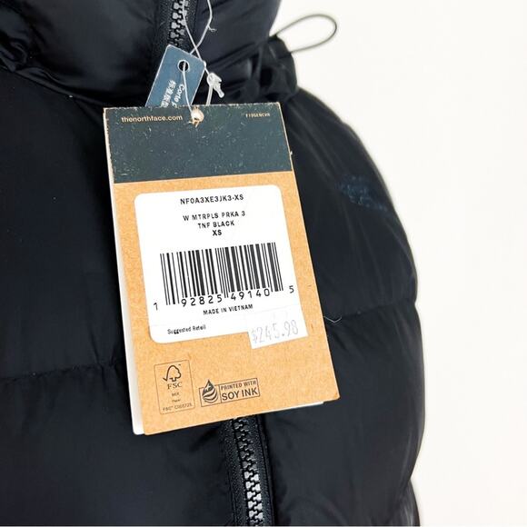NWT THE NORTH FACE Women's Metropolis Parka III in Black | Size XS - Picture 13 of 13